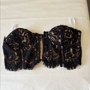 Lulu's Black Lace Bustier